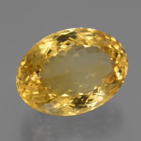 Citrino dorado natural de 19,99 ct, corte óvalo, VVS