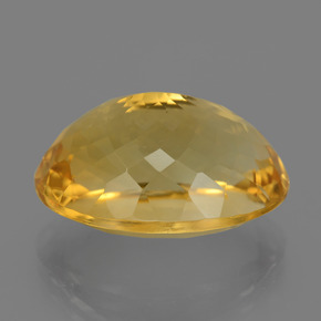 Citrino dorado natural de 19,99 ct, corte óvalo, VVS