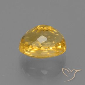 Citrino Naranja dorado intenso natural de 4.88 ct, Ovalada, VVS-VS