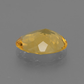 Citrino dorado natural de 3,77 ct, corte óvalo, VVS