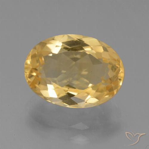 3.80ct Natural Oro Citrino, Ovalada, VVS-VS