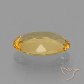 Citrino Naranja dorado natural de 3.21 ct, Ovalada, VVS