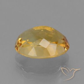 Citrino Naranja dorado intenso natural de 4.15 ct, Ovalada, VVS-VS