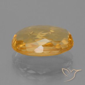 Citrino Naranja oscuro natural de 4.64 ct, Ovalada, VS