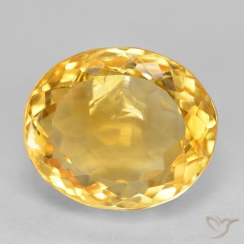 6.38ct Natural Dorado medio Citrino, Ovalada, SI