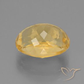Citrino Dorado oscuro medio natural de 6.03 ct, Ovalada, VVS