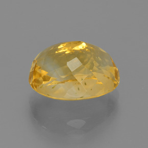 Citrino dorado natural de 5,95 ct, corte óvalo, VVS