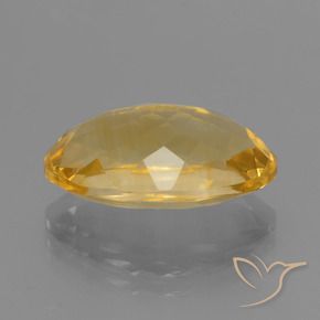Citrino Naranja dorado intenso natural de 5.44 ct, Ovalada, VVS