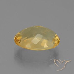 Citrino Dorado natural de 4.00 ct, Ovalada, VVS-VS