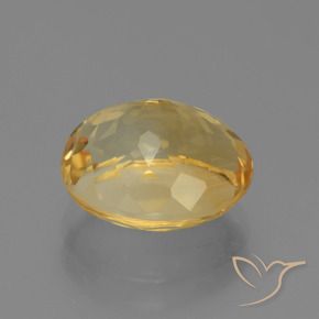 Citrino Dorado claro natural de 5.01 ct, Ovalada, VS