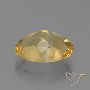 Citrino Naranja dorado natural de 4.01 ct, Ovalada, VVS-VS