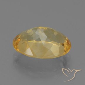 Citrino Naranja dorado natural de 5.11 ct, Ovalada, VVS-VS