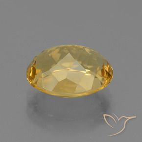 Citrino Naranja dorado natural de 4.47 ct, Ovalada, VVS