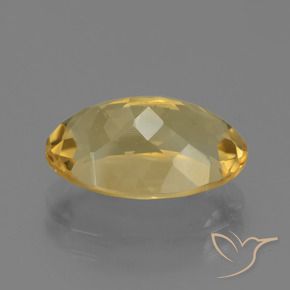 Citrino Dorado claro natural de 4.82 ct, Ovalada, VVS