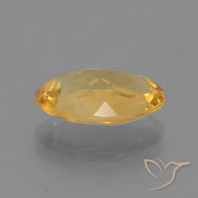Citrino Naranja dorado natural de 3.28 ct, Ovalada, VVS-VS