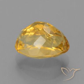 Citrino Dorado medio natural de 4.23 ct, Ovalada, VS-SI