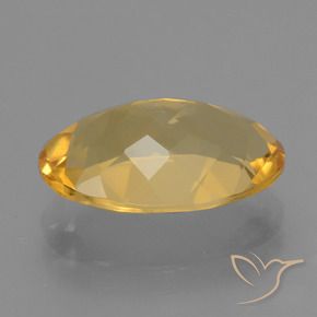 Citrino Dorado claro natural de 4.55 ct, Ovalada, VVS