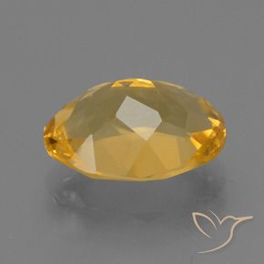 Citrino Dorado oscuro natural de 4.03 ct, Ovalada, VVS