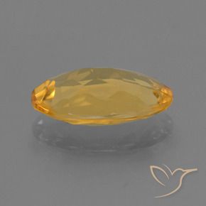 Citrino Naranja dorado natural de 3.20 ct, Ovalada, VVS