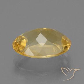 Citrino Dorado claro natural de 2.84 ct, Ovalada, VVS