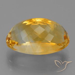 Citrino Naranja dorado natural de 10.47 ct, Ovalada, VVS-VS