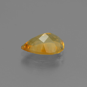 Citrino amarillo natural de 1,06 ct, en forma de pera, VVS