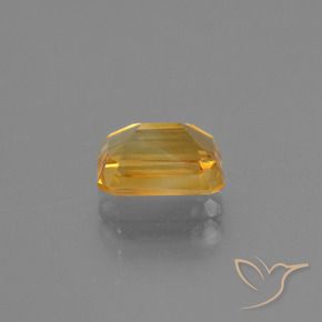 Citrino Dorado naranja natural de 1.65 ct, Corte Octágono / Esmeralda, VVS-VS