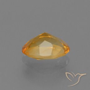 Citrino Naranja medio natural de 1.00 ct, Corte Óvalo, VS