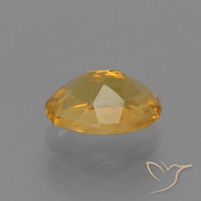 Citrino Naranja dorado intenso natural de 1.15 ct, Ovalada, VS