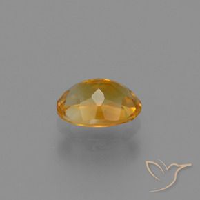 Citrino dorado natural de 1,05 ct, corte óvalo, VS