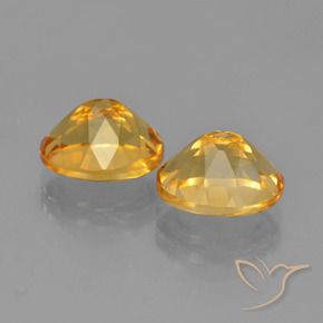 Gemas de Citrino Dorado oscuro natural de 5.50 ct, Ovalada, VVS-VS