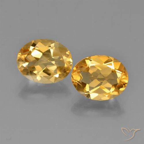 4.24ctw Natural Dorado naranja Citrino, Ovalada, VVS