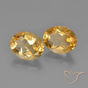 Gemas de Citrino Dorado naranja natural de 4.24 ct, Ovalada, VVS