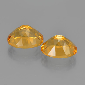 Gemas de Citrino Dorado amarillo natural de 5.21 ct, Corte Óvalo, VVS