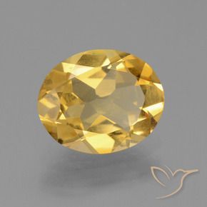 Citrino Naranja dorado natural de 1.84 ct, Ovalada, VVS-VS