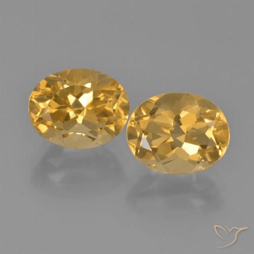 5.61ctw Natural Dorado naranja Citrino, Ovalada, VVS-VS