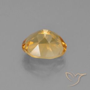 Citrino dorado natural de 2,54 ct, corte óvalo, VVS