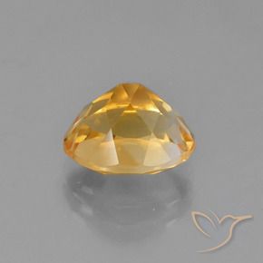 Citrino Dorado naranja natural de 2.85 ct, Ovalada, VVS-VS