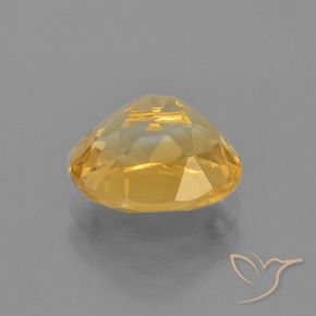 Citrino Dorado oscuro medio natural de 2.68 ct, Ovalada, VVS