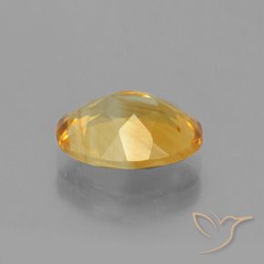 Citrino Dorado medio natural de 2.15 ct, Ovalada, VVS-VS