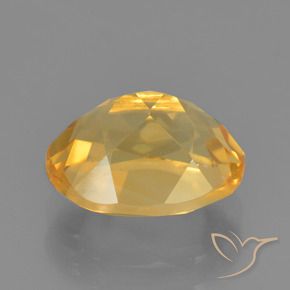 Citrino Naranja dorado natural de 2.40 ct, Ovalada, VS