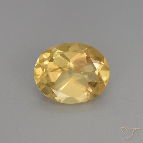 2.30ct Natural Dorado medio Citrino, Ovalada, VS