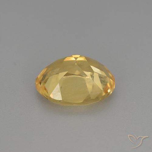 Citrino Dorado medio natural de 2.30 ct, Ovalada, VS