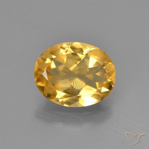 1.84ct Natural Dorado Citrino, Ovalada, VVS-VS