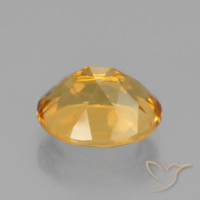 Citrino dorado natural de 2,60 ct, corte óvalo, VVS