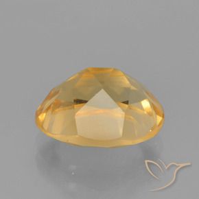 Citrino Dorado claro natural de 2.57 ct, Ovalada, VS