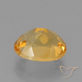 Citrino Naranja dorado intenso natural de 2.45 ct, Ovalada, VS