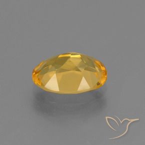 Citrino Dorado naranja natural de 1.78 ct, Ovalada, VVS-VS