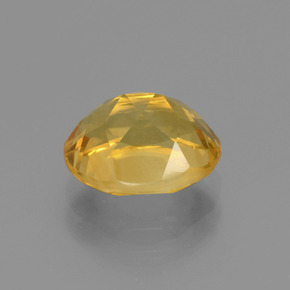 Citrino dorado natural de 2,80 ct, corte óvalo, VVS-VS