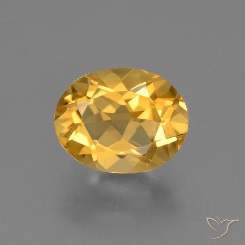 2.26ct Natural Dorado claro Citrino, Ovalada, VVS, Photo A